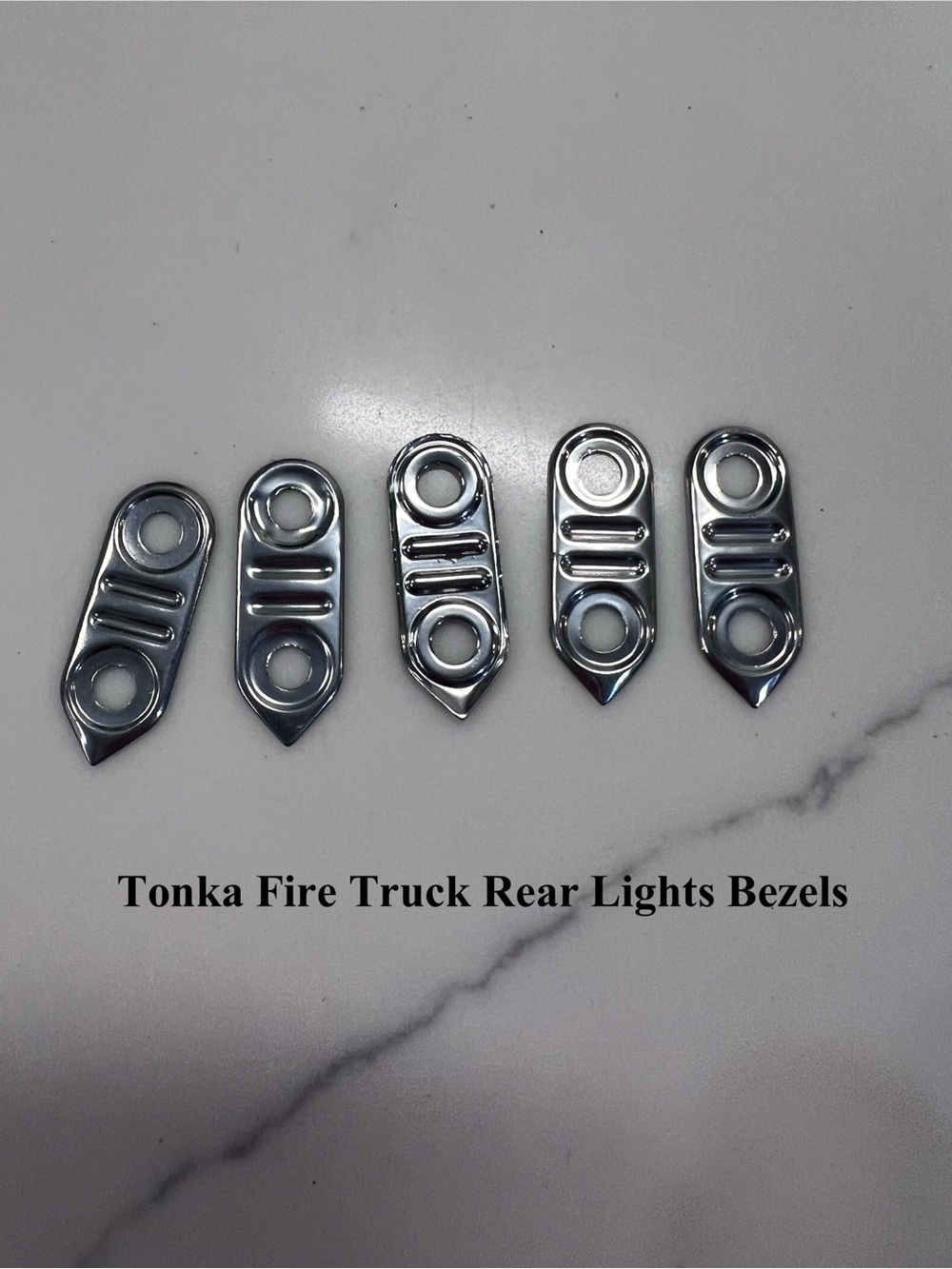 Vintage Tonka Fire Truck Rear Lights Bezels Only 5 Replacement Custom Parts